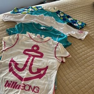 3billabong 1 no brand kids m rash guards